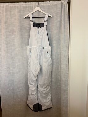 AQ White Women's Insulated Bib Jumpsuit
